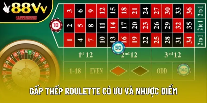 Gấp thếp Roulette có ưu và nhược điểm Gấp thếp Roulette có ưu và nhược điểm